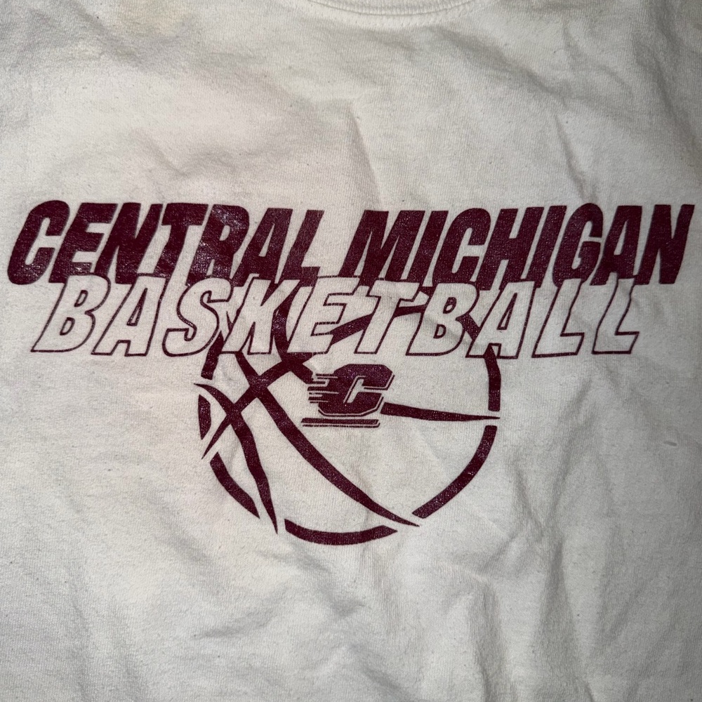 Gildan CMU Basketball White T-Shirt